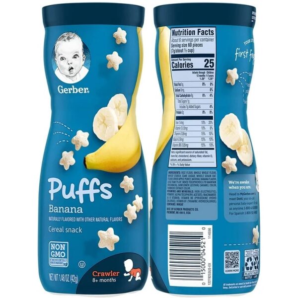 Gerber Puffs- Banana $7 feeding